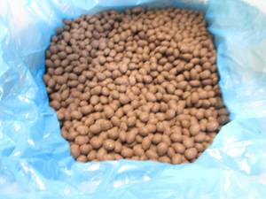 lot 338 image: 35 lb Bulk Dark Chocolate Covered A...