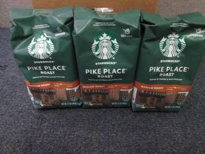 lot 349 image: 3- 12 oz Bags Starbucks Pikes Place...