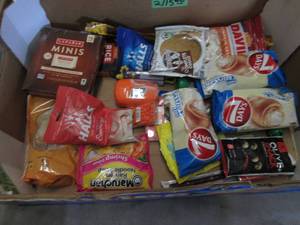 lot 358 image: Flat of Assorted Food Items...
