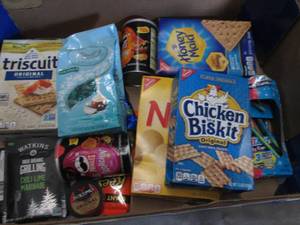 lot 359 image: Flat of Assorted Food Items...