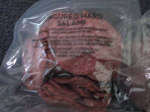 lot 364 image: 4- 8.0 oz Bags Uncured Hard Salami...