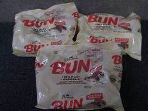 lot 379 image: 3- 9 oz Pearsons Bun Maple Vanilla...