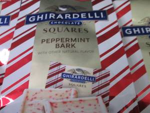 lot 411 image: 3- 7.9 oz Ghirardhelli Chocolate Pe...