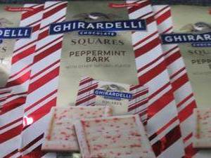 lot 412 image: 3- 7.9 oz Ghirardhelli Chocolate Pe...
