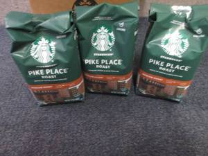 lot 419 image: 3- 12 oz Bags Starbucks Pikes Place...