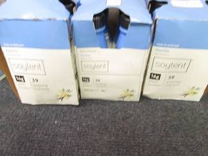lot 203 image: 3- 4pks 11 oz Vanilla Soylent Ready...