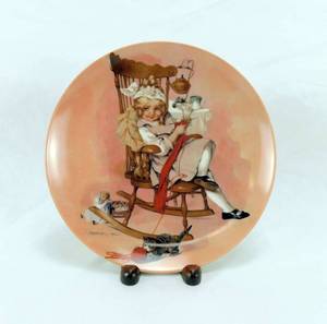 Vintage 1983 Playing Grandmother by Maud Humphrey Numbered Collector Plate