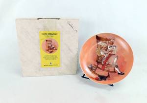 Vintage 1983 Playing Grandmother by Maud Humphrey PROOF Collector Plate