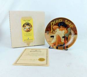 Vintage 1983 Pears Soap by E Munier Numbered Collector Plate