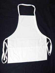 Case of 60 White New Commercial Sous Chef Adjustable Kitchen Aprons