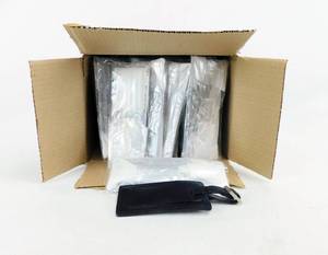 Lot of 30 Black Leather Luggage Tags