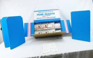Vintage 1980s Your Season Color Guide Floor Display including 37 Guides