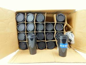Lot of 19 Black and 3 KONE 17oz Double Wall Tumblers