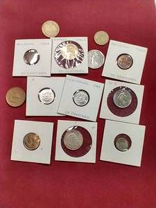 lot 4 image: Foreign Coin Lot - Includes Dutch Silver Gulden