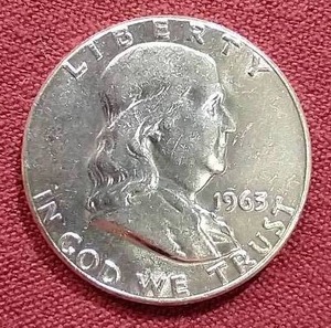 lot 48 image: 1963 Franklin Half Dollar