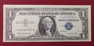 lot 93 image: Crisp & Clean 1957 Silver Certificate $1 Note