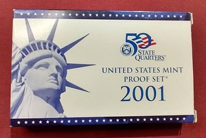 lot 96 image: 2001 U.S. Mint Proof Set