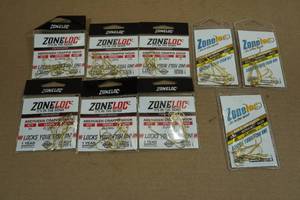 lot 156 image: 9 10-Packs Zoneloc Fish Hooks