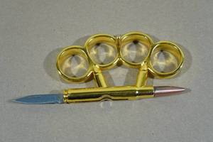 lot 189 image: Bullet Paper Weight with Letter Opener