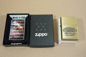 lot 216 image: 2 Zippo Lighters