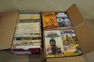 lot 292 image: Assorted Books - Western, Louis LAmour