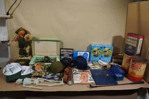 lot 301 image: Large Assortment of Home Goods and Collectables - Playboy, Vintage, Marine Corps