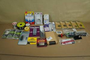 lot 345 image: Assorted Hardware - Solder, Fence Wire