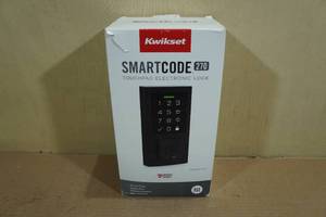 lot 377 image: Kwikset Smartcode Touchpad Electronic Lock Door Knob