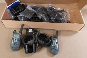 lot 241 image: Motorola Walkie Talkies with Chargers
