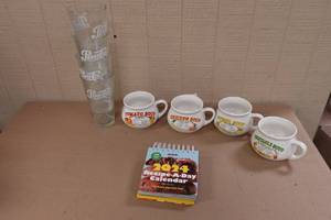 lot 250 image: Pepsi Glasses with Soup Recipe Cups