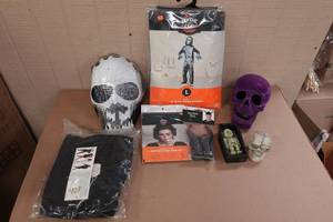 lot 283 image: Halloween Dcor and Costumes