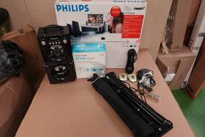 lot 287 image: Assorted Electronics - Home Theater Speakers, Stands
