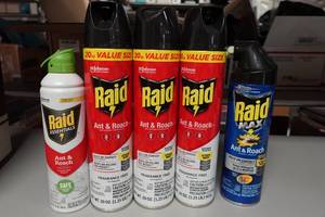 lot 308 image: 5 Raid Ant & Roach Sprays