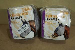 lot 113 image: 2 Cashel Fly Masks -ArabSmall Horse