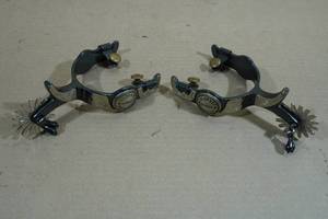 lot 117 image: Vintage Denver Colorado Saddlery Spurs