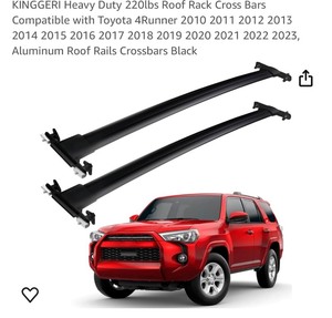 lot 45 image: Roof Rack Cross Bars for 2010-2024 Toyota 4Runner