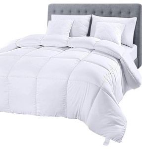 lot 408 image: Utopia Bedding Queen Comforter - White