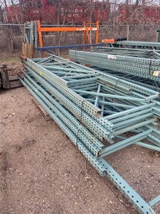 (9) Misc Pallet Racking Uprights 36