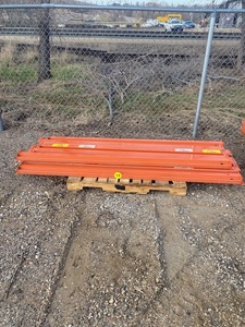 (8) Pallet Racking Horizontal Beams 4x92