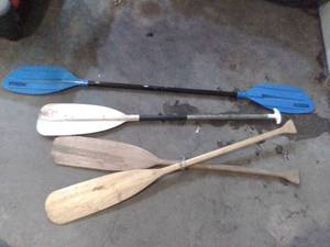 4 assorted paddles