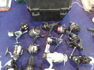 14 assorted fishing reels