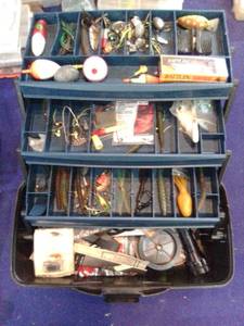 flambeau tackle box with contents