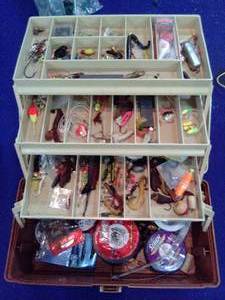 Flambeau tackle box with contents