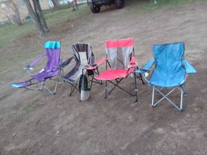 4-Folding Camp Chairs