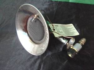 Sunflower heater with 20 lb propane tank