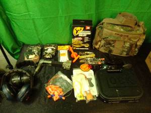 Shooting bag and supplies