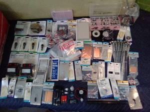 Large assortment of new electronics for building circuit boards