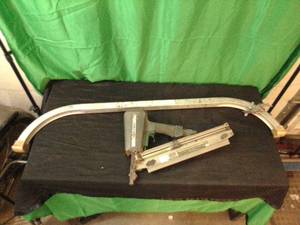 Duo-fast model CN-350B strip nailer and ladder stabilizer