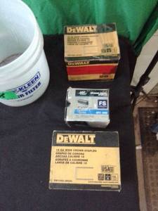 DeWalt and other crown staples