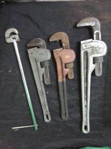 Rigid and other pipe wrenches